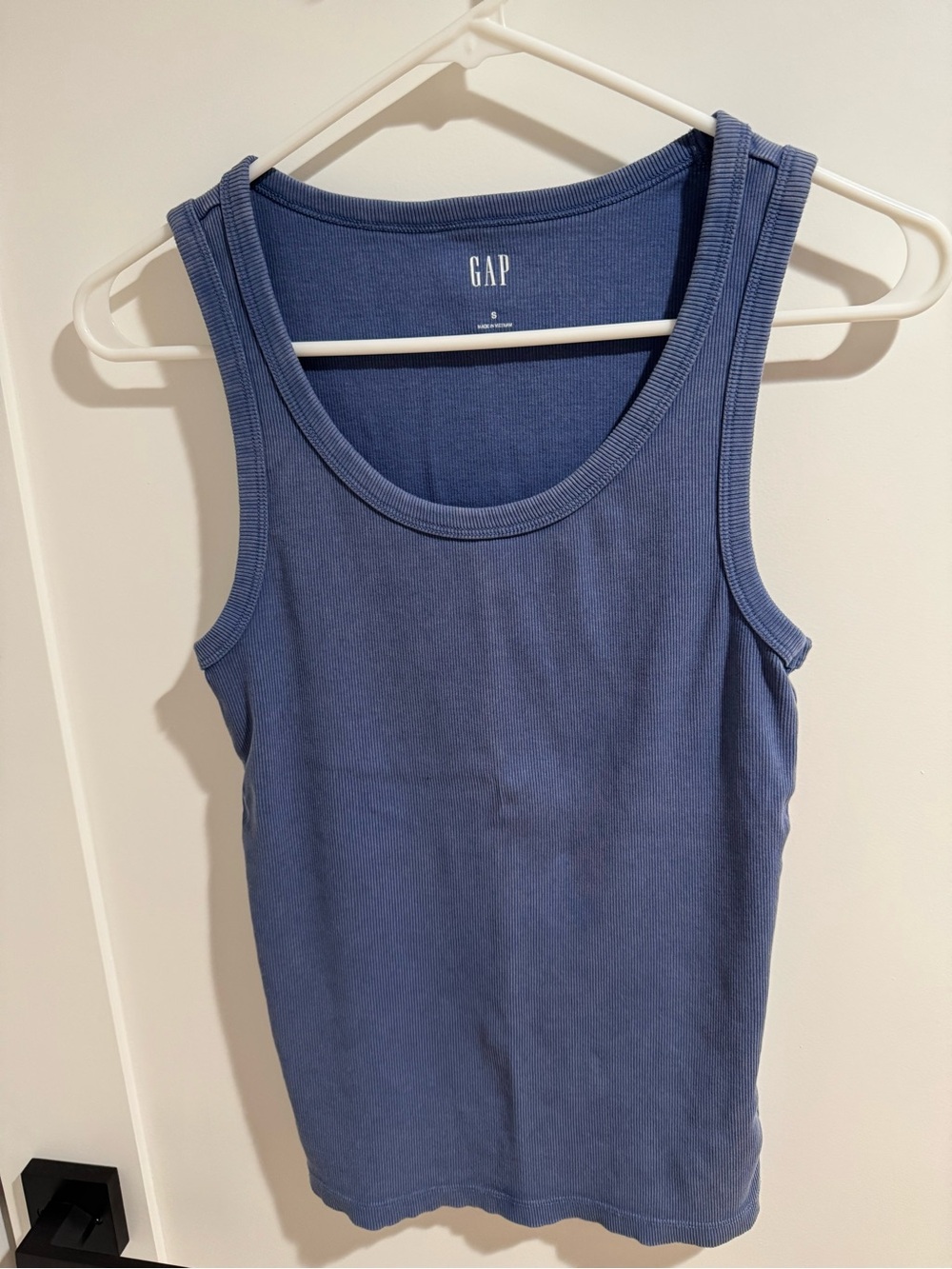 GAP Women's Slate Blue Ribbed Tank